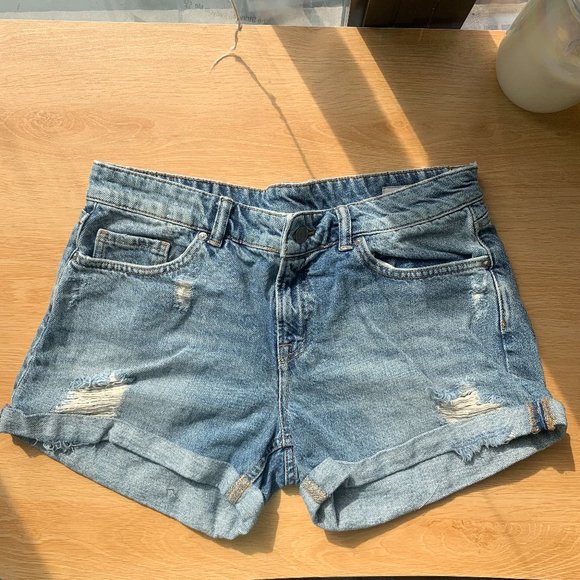 AllSaints Denim Shorts - Picture 2 of 5